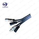 M12 grey connector and composite multi - fiber Flat cable wiring harness Custom processing