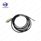 M12 Male connector and composite multi - fiber Flat cable wiring harness Custom processing