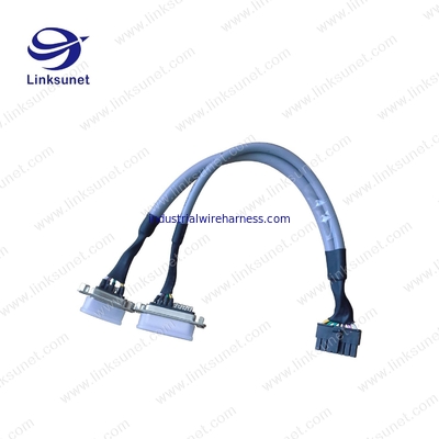 MOLEX Receptacle PVC BK 43025 - 1400 and D SUB 15 PIN / 9 PIN Wiring Harness
