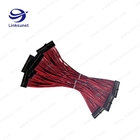 Double row 2.54MM PICH Automotive wire harness 44P Add UL standard UL1332 - 22AWG RD/BK Single Cable