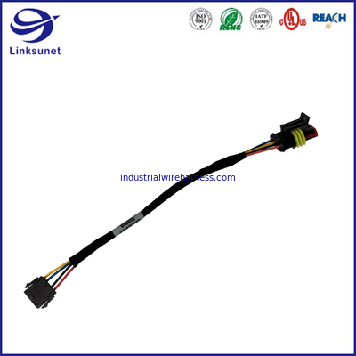 와이어 하네스용 패널 장착 이어가 있는 멀티 코어, 확장형 30-18AWG, 43640 시리즈 3.00mm 단일 행 직사각형 커넥터